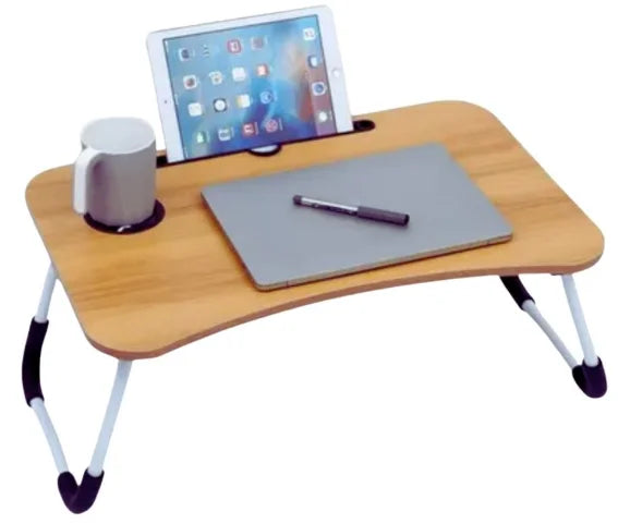 Mesa Mesinha Apoio Cama Sofá Suporte Notebook Tablet Copo Refeição Home Office Dobrável