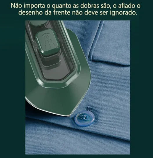 Mini Ferro Portátil Para Roupas De Viagem Cabe Em Mala