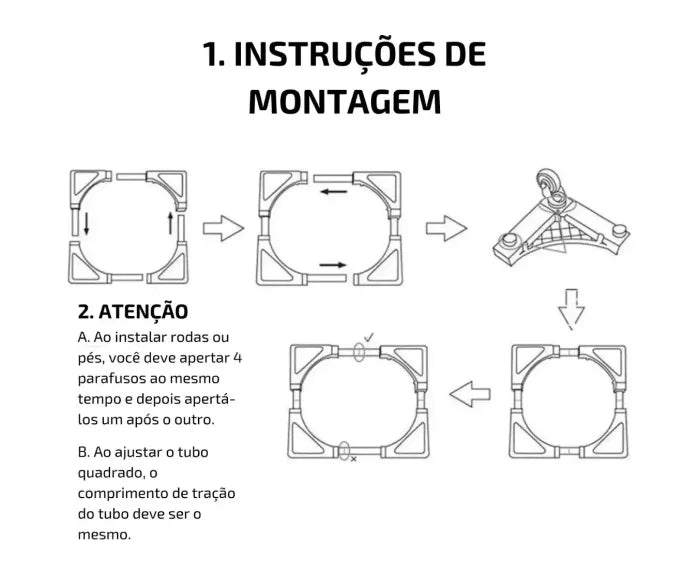 Suporte De Geladeira / Maquina De Lavar E Fogão Inox Com Rodinhas Grande